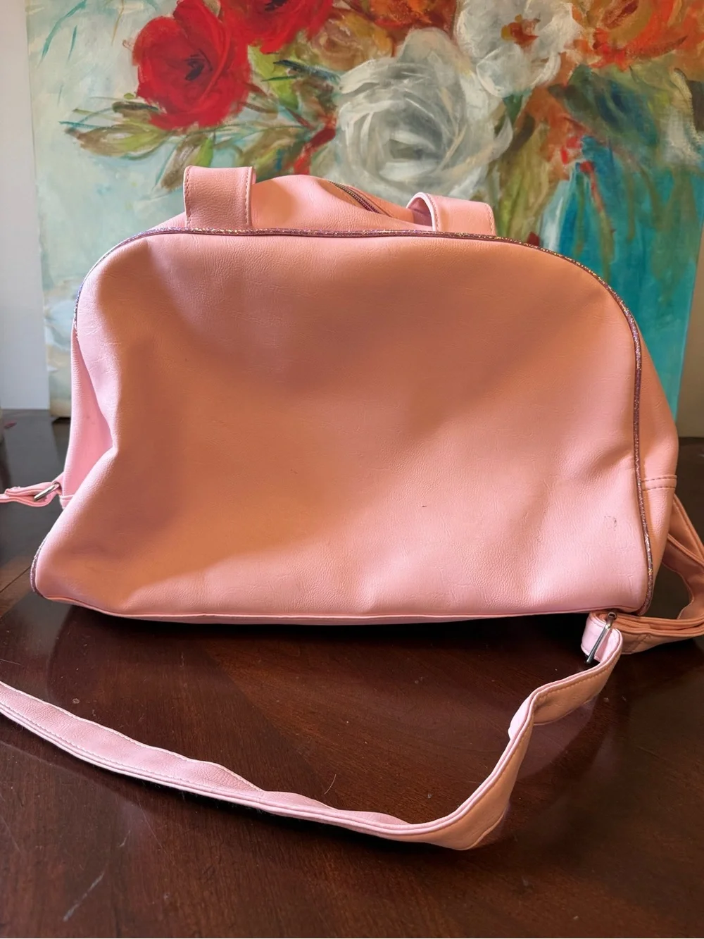 OMG Accessories Large Princess Bella Kitty Cat Duffle Bag Pink Dance Overnight